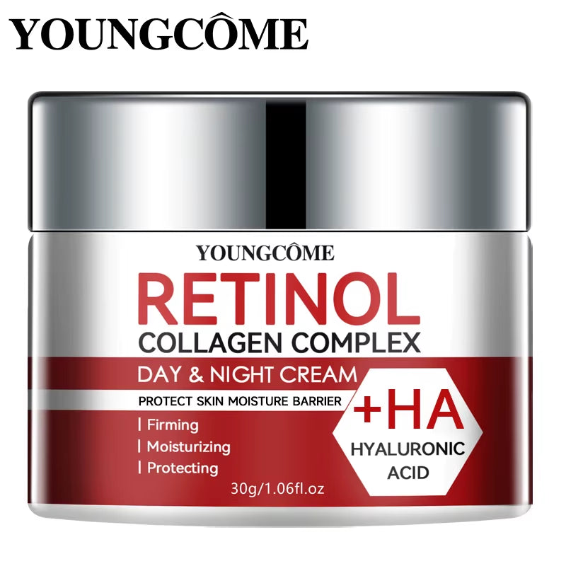 Retinol Collagen Facial Care Moisturizing Cream Deeply Nourishes Suitable for Dry and Rough Skin, Aging Face Cream Moisturizing