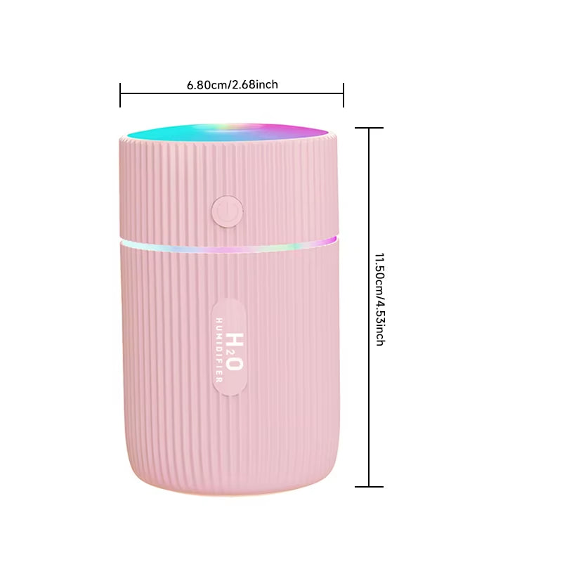 Humidifier Car Portable Humidifier Air Mini Diffuser Aromatic Essential Oil with LED Light USB Aromatic Office Home Interior Air