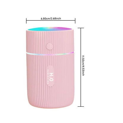 Humidifier Car Portable Humidifier Air Mini Diffuser Aromatic Essential Oil with LED Light USB Aromatic Office Home Interior Air