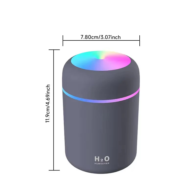 Humidifier Car Portable Humidifier Air Mini Diffuser Aromatic Essential Oil with LED Light USB Aromatic Office Home Interior Air