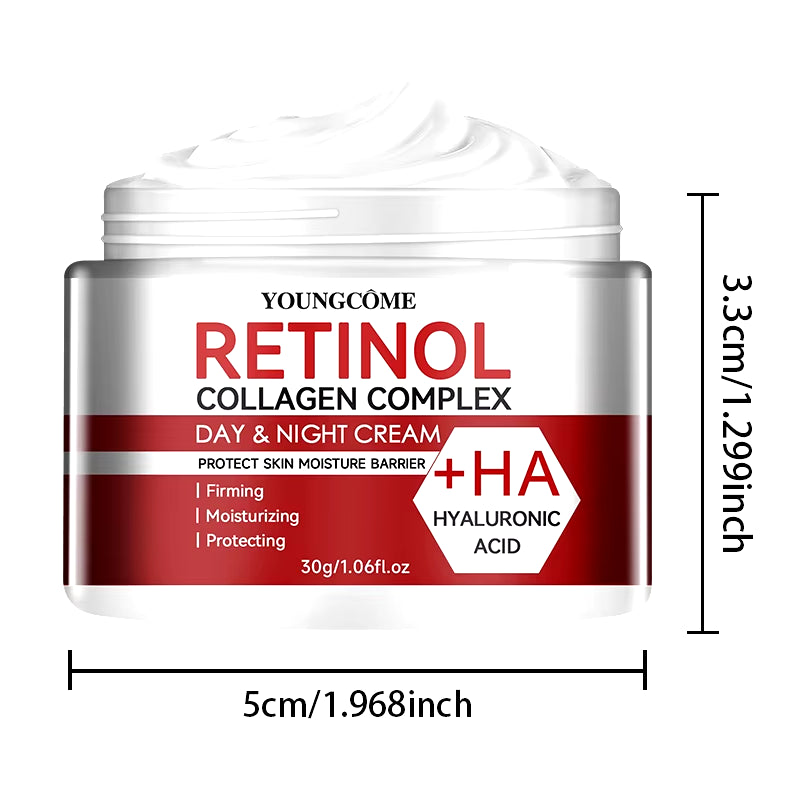 Retinol Collagen Facial Care Moisturizing Cream Deeply Nourishes Suitable for Dry and Rough Skin, Aging Face Cream Moisturizing